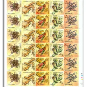 2009 Spices of India 5v, Mint Sheets of 6 Sets