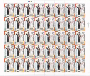 2009 250 Years of the Madras Regiment 1v Mint Sheet of 40 Stamps