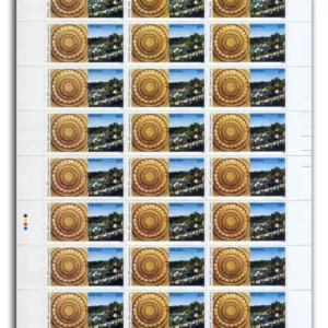 2009 Dilwara and Ranakpur Heritage Jain Temple 2v Setenant Sheet of 24 Sets