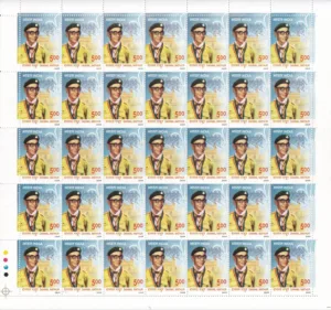 2009 Danmal Mathur 1v Mint Sheet of 35 Stamps