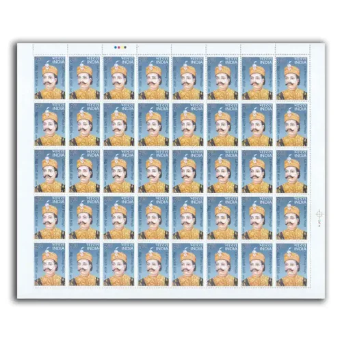 2009 Lal Pratap Singh, Mint Sheets of 40 Stamps