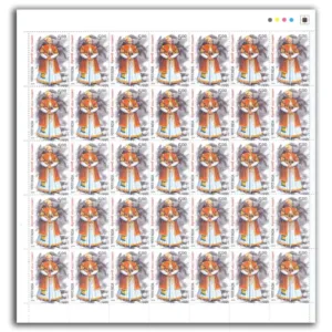 2010 Veluthampi, Mint Sheets of 35 Stamps