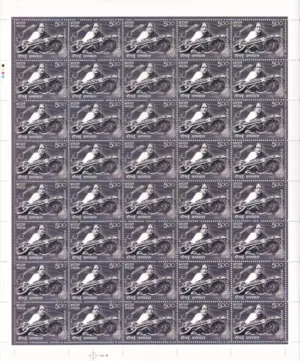 2010 Musicians T.N. Rajarathinam Pillai, Thanjavur Balasaraswathi and Veenai Dhannamal 3v Mint Sheet of 40 Stamps