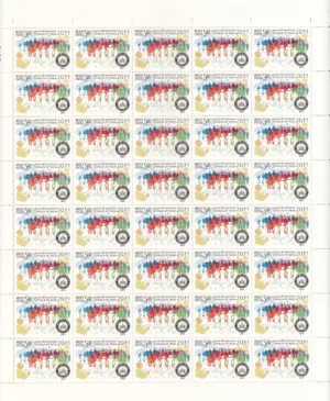 2011 Census of India 1v Mint Sheet of 40 Stamps