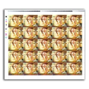 2011 150th Birth Anniversary of Rabindranath Tagore (Tagor as Writer and Stage actor & Psinter) 2v Mint Sheet of 25 Stamps