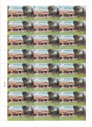 2011 United Theological College, Bangalore 1v Mint Sheet of 24 Stamps
