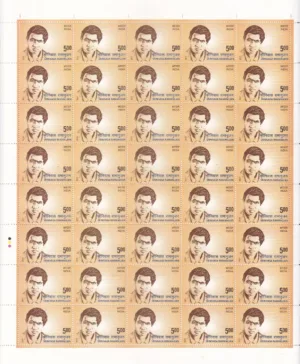 2011 Srinivasa Ramanujam 1v Mint Sheet of 40 Stamps