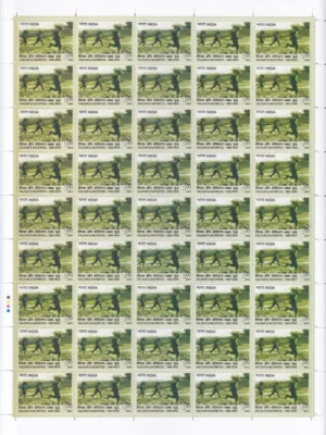 2015 Valour and Sacrifice-1965 War (Infantry, Navy and Airforce) 3v Mint Sheet of 45 of Stamps