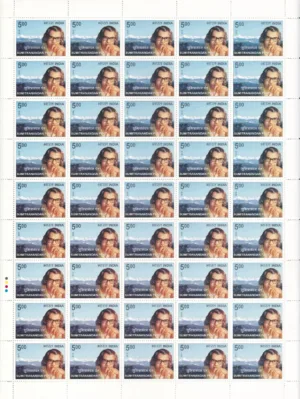 2015 Sumitranandan Pant 1v Mint Sheet of 45 of Stamps