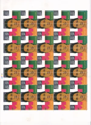 2016 India-UN Women He for She 2v Setenant Sheet of 20 Pairs