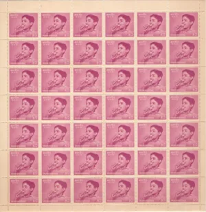 1957 National Childrens Day (Nutrition) 1v Mint Sheet of 42 Stamps