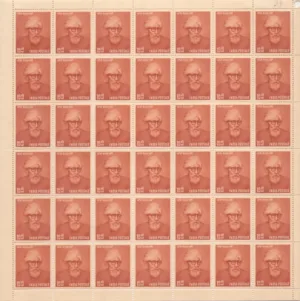 1958 Birth Centenary of Dr. Dhondo Keshav Karve 1v Mint Sheet of 42 Stamps