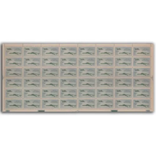 1961 Anniversary  of First Official Airmail Flight Mint Sheet of 48 Stamps