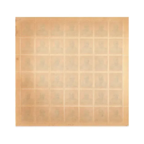 1961 Motilal Nehru Birth Centenary Mint Sheet of 42 Stamps - Image 2