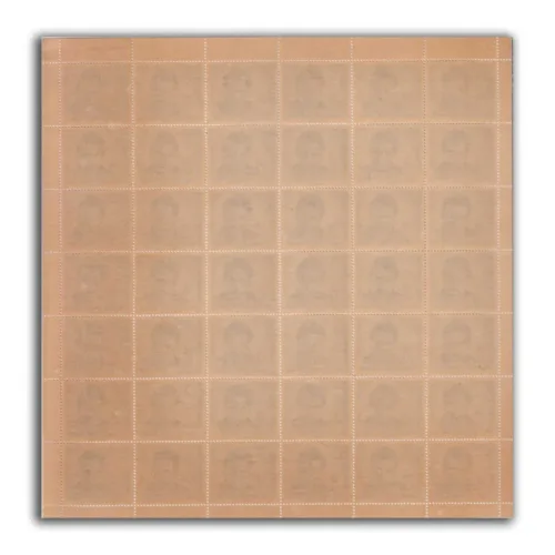 1962 75th Birth Anniversary OF Srinivasa Ramanujan ( Srinivasa Ramanujan ) Mint Sheet of 42 Stamps - Image 2