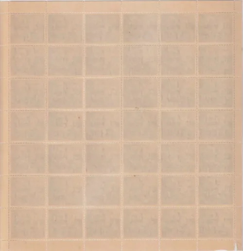 1963 Nationl Childrens Day (School Meals)  Mint Sheet of 42 Stamps - Image 2
