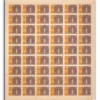 1968 Amrita Bazar Patrika (Symbolic Bow & Quill Pen) Mint Sheet of 54 Stamps
