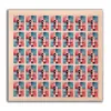 1968 Opening of 100000th Post Office at Brahmpur Chaurasta, Bihar (Letter Box and '100000') 1v Mint Sheet of 35 Stamps
