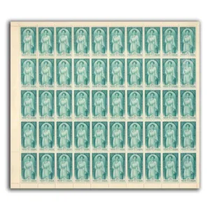 1968 Birth Centenary Of Sister Nivedita Mint Sheet of 50 Stamps