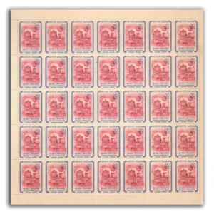 1968 400th Anniversary of Cochin Synagogue Mint Sheet of 35 Stamps