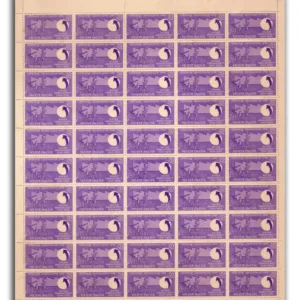 1970 Asian Productivity Year Mint Sheet of 50 Stamps