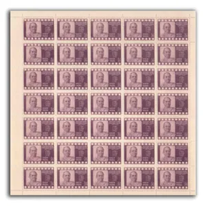 1971 Birth Centenary of Dadasaheb Phalke Mint Sheet of 35 Stamps