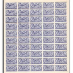 1971 World Thrift Day Mint Sheet of 50 Stamps