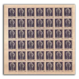 1972 Birth Centenary Of Bentrand Russell Mint Sheet of 42 Stamps