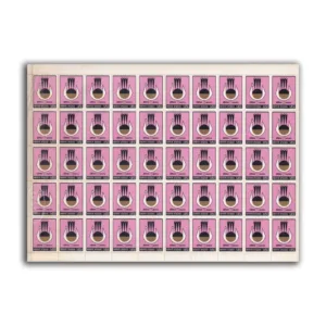 1973 INDIPEX 73 International Stamp Exhibition, New Delhi (1st Issue) 1v Mint Sheet of 50 Stamps