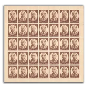 1973 Romesh Chunder Dutt Mint Sheet of 35 Stamps