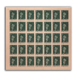 1973 K S Ranjitsinhji (Cricketer) 1v Mint Sheet of 35 Stamps