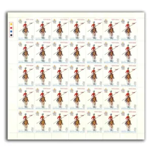 1973 Bicentenary of Presidents Bodyguard Mint Sheet of 35 Stamps