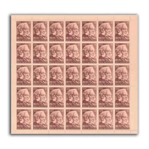 1974 Personalities Series (Max Mueller) 1v Mint Sheet of 35 Stamps