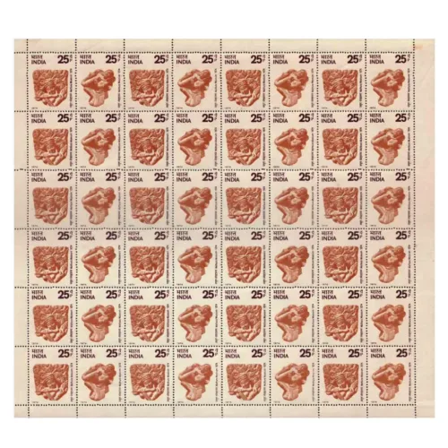 1974 Centenary Mathura Museum 2v Mint Sheet of 24 Stamps