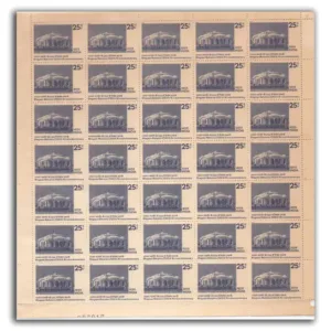 1974 2500th Anniv. of Bhagwan Mahavira Attainment of Nirvana Mint Sheet of 35 Stamps