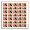 1975 33rd World Table Tennis Championship Mint Sheet of 35 Stamps