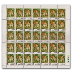 1976 Birth Centenary of Edward James Mint Sheet of 35 Stamps