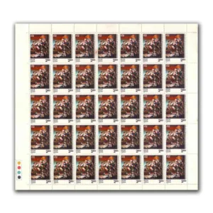 1976 Bicentenary of American Revolution, Mint Sheet of 35 Stamps