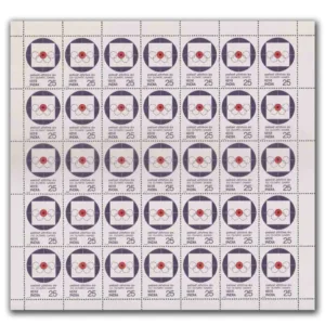 1976 XXI Olympic Games, Montreal (Shooting) 1v Mint Sheet of 35 Stamps