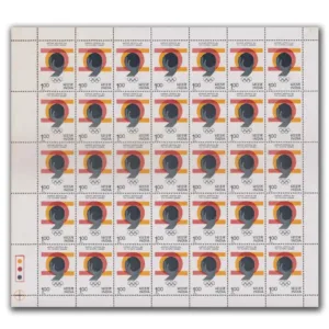 1976 XXI Olympic Games, Montreal (Shot-Put) 1v Mint Sheet of 35 Stamps