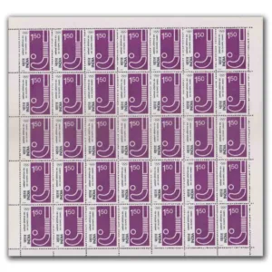 1976 XXI Olympic Games, Montreal 4v Mint Sheet of 35 Stamps