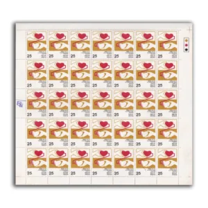 1976 Voluntary Blood Donation 1v Mint Sheet of 35 Stamps