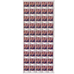 1978 Modern Indian Paintings (Two Vaishnavas) 1v Mint Sheet of 50 Stamps