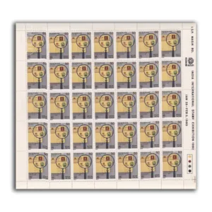 1979 Centenary of Post Cards in India 1v Mint Sheet of 35 Stamps