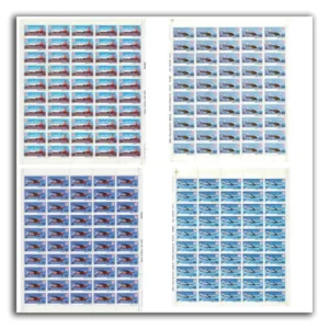 1979 INDIA -80 Indian International Stamp Exhibition New Delhi,4v Mint Sheet of 35 Stamps