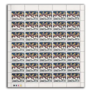 1980 National Children's Day (Girls Training) 1v Mint Sheet of 35 Stamps