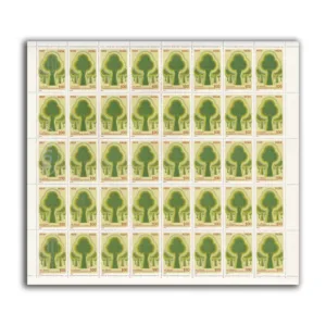 1981 Environmental Conservation (Stylised Trees) 1v Mint Sheet of 40 Stamps