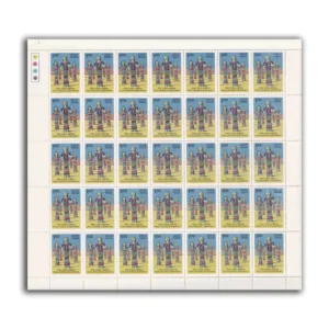 1983 Rock Garden, Chandigarh 1v Mint Sheet of 35 Stamps