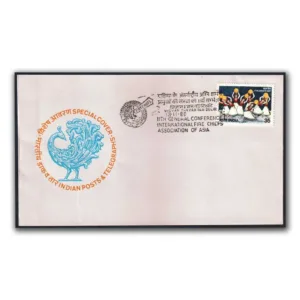 1980 New Delhi 11th General Conference International Fire Chiefs Association of Asia Special Cover (18.11.1980)
