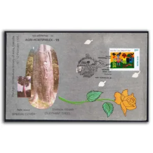 1995 Calcutta Agri-Hortiphilex Philatelic Exhibtion Environment Day Special Cover